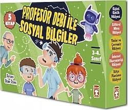 Profesör Debi İle Sosyal Bilgiler Set (5 Kitap) - Birsen Ekim Özen ürün görseli