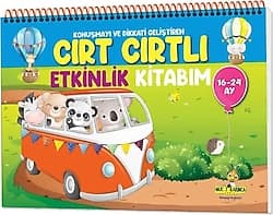 Konuşma Ve Dikkati Geliştiren Cırt Cırtlı Etkinlik Kitabım 16-24 Ay ürün görseli