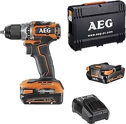 AEG BS 18SBL-202C 18 V 2 Ah Kömürsüz Çift Akülü Matkap ürün görseli