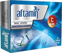Aftamin Nane Mentol ve Okaliptüs 24'lü Pastil ürün görseli