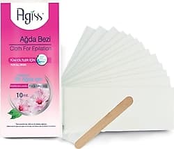 Agiss Ağda Bezi 10 mt Kesimli + Spatula ürün görseli