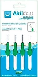 Aktident Yeşil 0.8 mm 4'lü Arayüz Fırçası ürün görseli