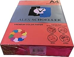 Alex Schoeller A4 80 gr 500 Yaprak Renkli Fotokopi Kağıdı Kırmızı ürün görseli