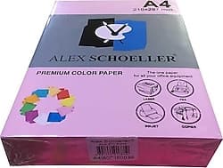 Alex Schoeller A4 80 gr 500 Yaprak Renkli Fotokopi Kağıdı Pembe ürün görseli