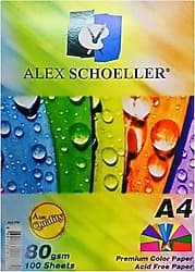 Alex Schoeller ALX-779 A4 80 gr Fotokopi Kağıdı 10 Renk 100'lü Karışık ürün görseli
