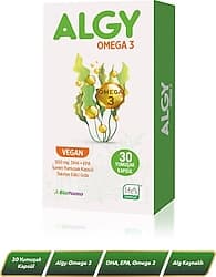 Algy Omega 3 DHA + EPA 30 Yumuşak Kapsül ürün görseli
