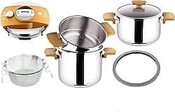 Amboss Cook Master 7 Parça Çelik Düdüklü Tencere Seti ürün görseli