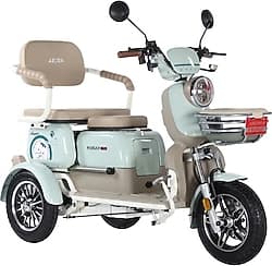 Arora Rüzgar New 900 W 3 Tekerlekli Elektrikli Motosiklet Yeşil ürün görseli