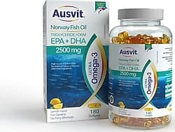 Ausvit Ultra Omega 3 Norveç Balık Yağı 180 Softgel ürün görseli