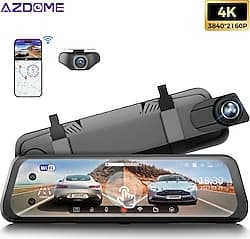 Azdome AR09 Ön ve Arka Dikiz Aynalı Araç Kamerası ürün görseli