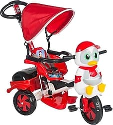 Baby Poufi Penguen Ebeveyn Kontrollü 3 Tekerlekli Bisiklet ürün görseli