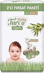 Baby Turco Doğadan 5 Numara Junior 58'li Bebek Bezi ürün görseli