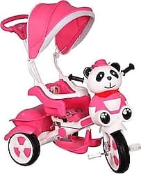 Babyhope 127 Little Panda Pembe-Beyaz 3 Tekerlekli Bisiklet ürün görseli