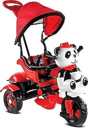 Babyhope 127 Little Panda Kırmızı-Siyah 3 Tekerlekli Bisiklet ürün görseli
