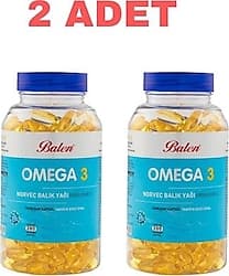 Balen Omega 3 Norveç Balık Yağı 1380 mg 200 Kapsül 2'li ürün görseli