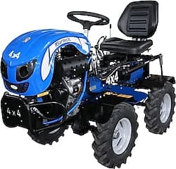 Bartech 4X4 10 Hp Dizel Mini Traktör Çapa Makinesi ürün görseli