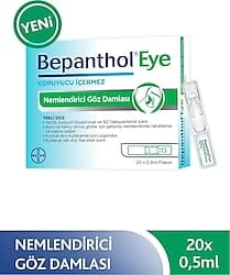 Bepanthol Eye Nemlendirici Göz Damlası Tekli Doz 20x0,5 ml Flakon ürün görseli