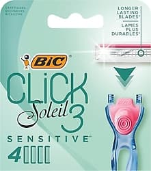 Bic Soleil Click 3 Sensitive 4 Başlıklı Kadın Tıraş Bıçağı ürün görseli