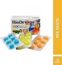 Biodrops Mix 18'li Pastil ürün görseli