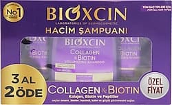 Bioxcin Collagen ve Biotin 3x300 ml Hacim Şampuanı ürün görseli