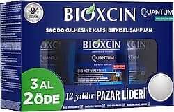 Bioxcin Quantum Bio-Activ Yağlı Saçlar için 3x300 ml Şampuan ürün görseli
