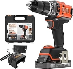 Black+Decker BLD683D1XK Tek Akülü 2 Ah Darbeli Matkap ürün görseli