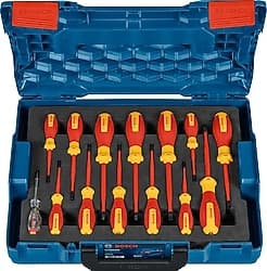 Bosch 1600A02NF9 VDE 14 Parça Tornavida Seti ürün görseli