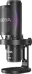 Boya K9 Vibrant Lighting Condenser USB Mikrofon ürün görseli