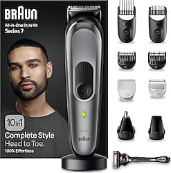 Braun Series 7 MGK7420 + Gillette ProGlide 10'u 1 Arada Erkek Bakım Seti ürün görseli