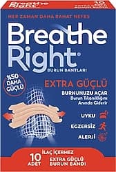 Breathe Right Extra Standart Boy 10'lu Burun Bandı ürün görseli
