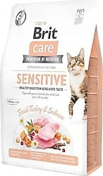 Brit Care Sensitive Hindili ve Somonlu 7 kg Yetişkin Kedi Maması ürün görseli