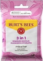 Burt's Bees Micellar Gül Suyu 30'lu Makyaj Temizleme Mendili ürün görseli