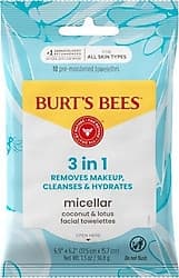 Burt's Bees Micellar Hindistan Cevizi & Lotus 30'lu Makyaj Temizleme Mendili ürün görseli