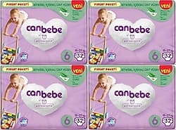 Canbebe 6 Numara Extra Large 32'li 4 Adet Bebek Bezi ürün görseli