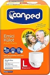 Canped Emici Külot Büyük Boy L 8'li Hasta Bezi ürün görseli