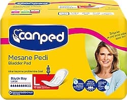 Canped Büyük Boy L Beden 10'lu Mesane Pedi ürün görseli