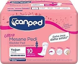 Canped Ultra Büyük Boy (L) 10'lu Mesane Pedi ürün görseli