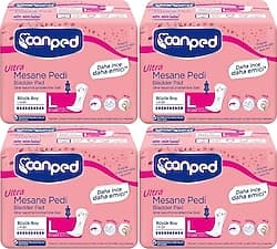 Canped Ultra Büyük Boy (L) 10'lu 4 Paket Mesane Pedi ürün görseli