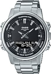 Casio Standart AMW-880D-1AVDF Çelik Kordon Siyah Erkek Kol Saati ürün görseli
