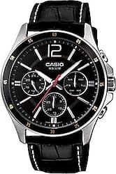Casio Standart MTP-1374L-1AVDF Deri Kordon Siyah Erkek Kol Saati ürün görseli
