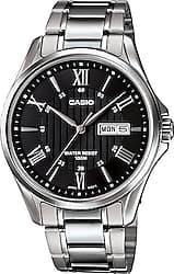 Casio MTP-1384D-1AVDF Çelik Kordon Siyah Erkek Kol Saati ürün görseli
