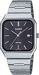 Casio Standart MTP-B185D-1AVDF Gümüş-Siyah Erkek Kol Saati ürün görseli