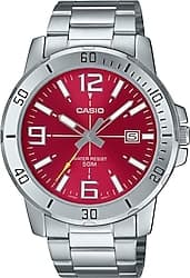 Casio Standart MTP-VD01D-4BVUDF Çelik Kordon Kırmızı Erkek Kol Saati ürün görseli