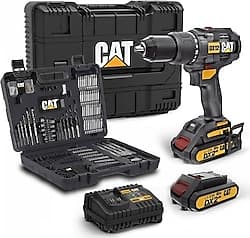 Cat DX12SET 18 V 2 Ah Çift Akülü Darbeli Matkap + DA01903 201 Parça Uç Seti ürün görseli