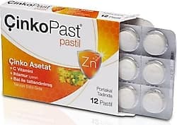 Çinkopast Portakal Ihlamur ve Ballı 12'li Pastil ürün görseli