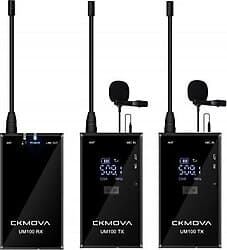 CKMOVA UM100 Kit-2 3.5 mm 2'li Kablosuz Yaka Mikrofonu ürün görseli