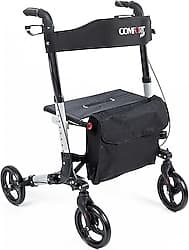 Comfort Plus DM-9102 Gri Alüminyum Tekerlekli Rolatör ürün görseli
