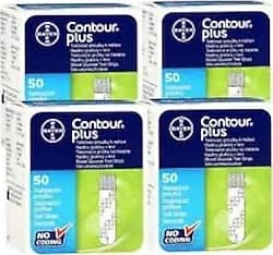 Contour Plus 50'li 4 Paket Şeker Ölçüm Çubuğu ürün görseli