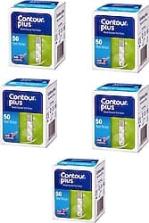 Contour Plus 50'li 5 Paket Şeker Ölçüm Çubuğu ürün görseli