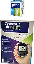Contour Plus Elite Şeker Ölçüm Cihazı + 50'li 1 Paket Şeker Ölçüm Çubuğu ürün görseli